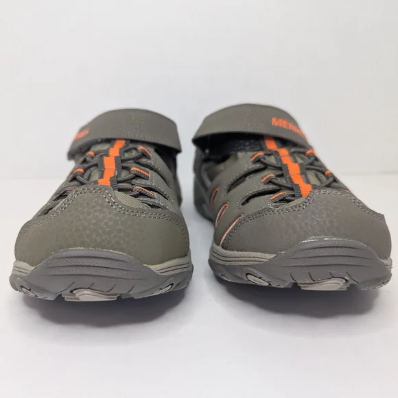 Merrell Hydro H2O Sandals Boy's Size 5 Gray & Orange - Picture 3 of 14